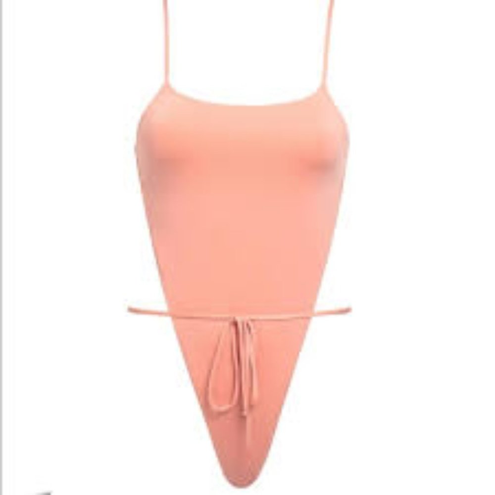 Monica Hansen One Piece Swimsuit Coral M